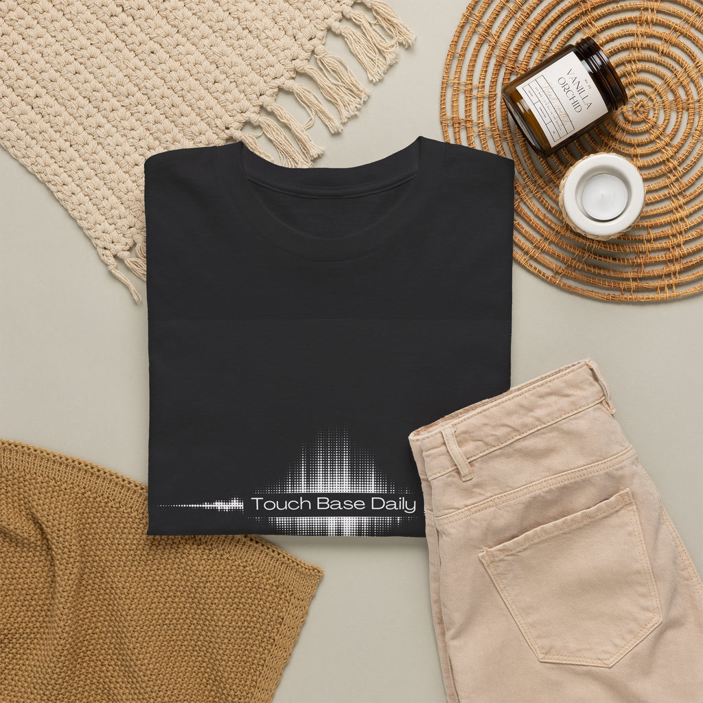 T-Shirt — 'Touch Base Daily' Soundwave Graphic Tee