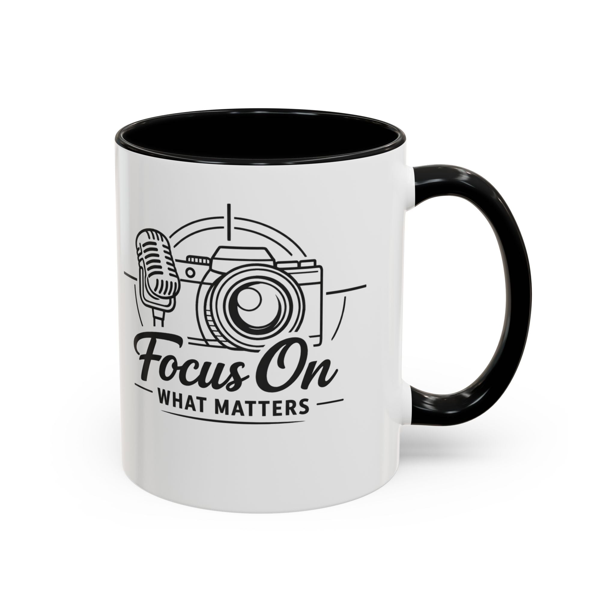 Focus On What Matters Accent Coffee Mug (11, 15oz)