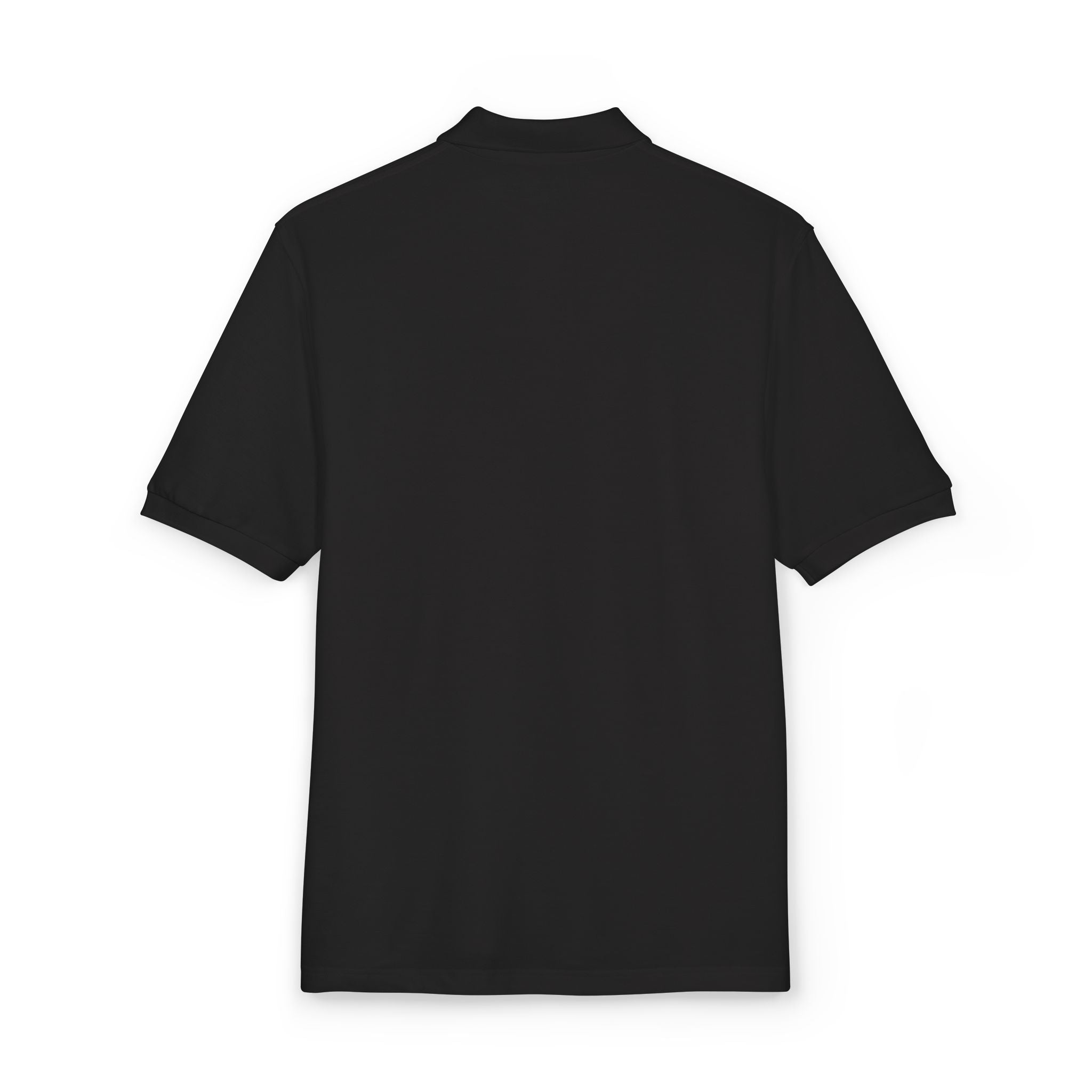 Embroidered Floral Skull Polo