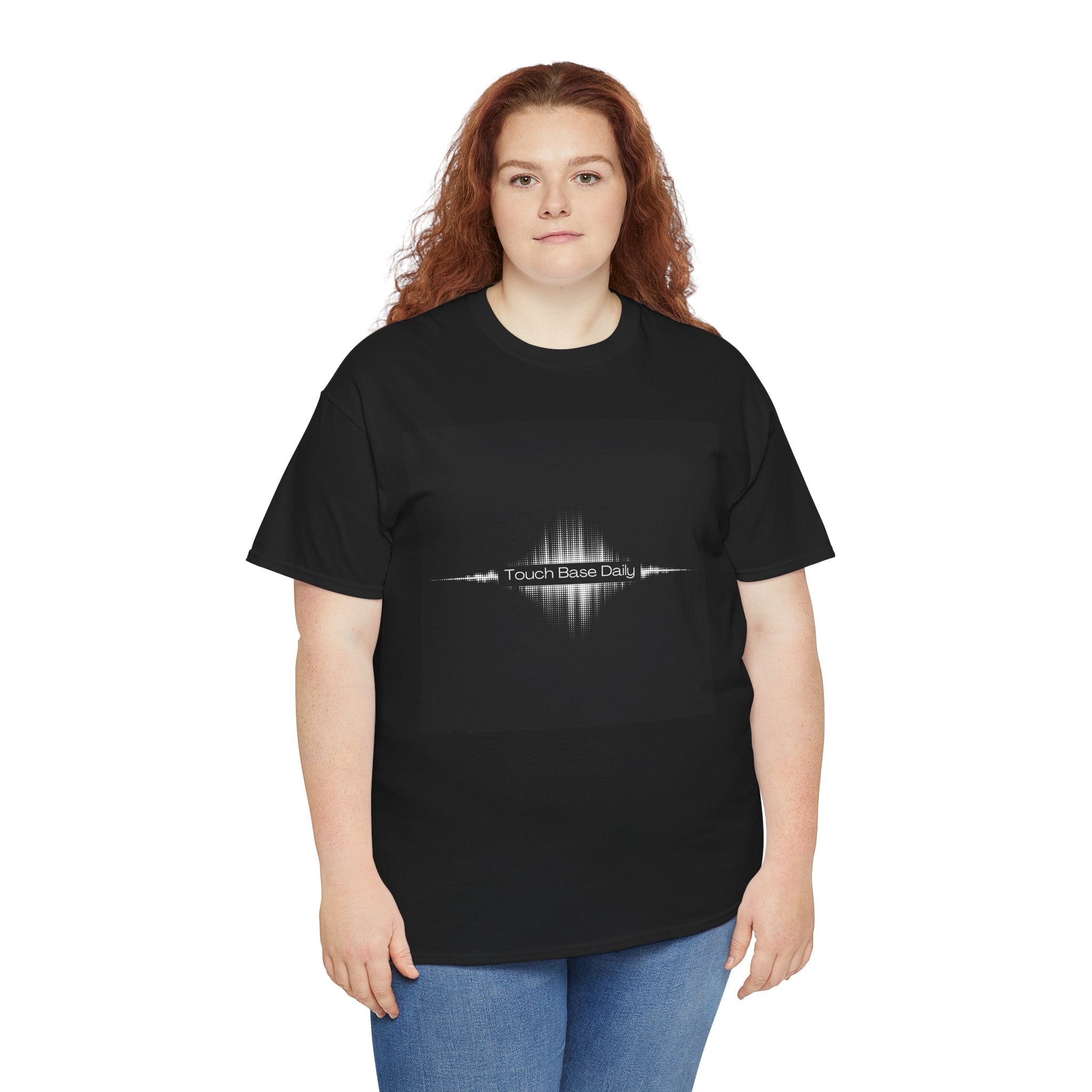 T-Shirt — 'Touch Base Daily' Soundwave Graphic Tee