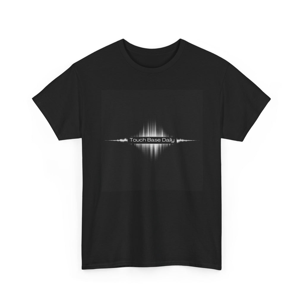 T-Shirt — 'Touch Base Daily' Soundwave Graphic Tee