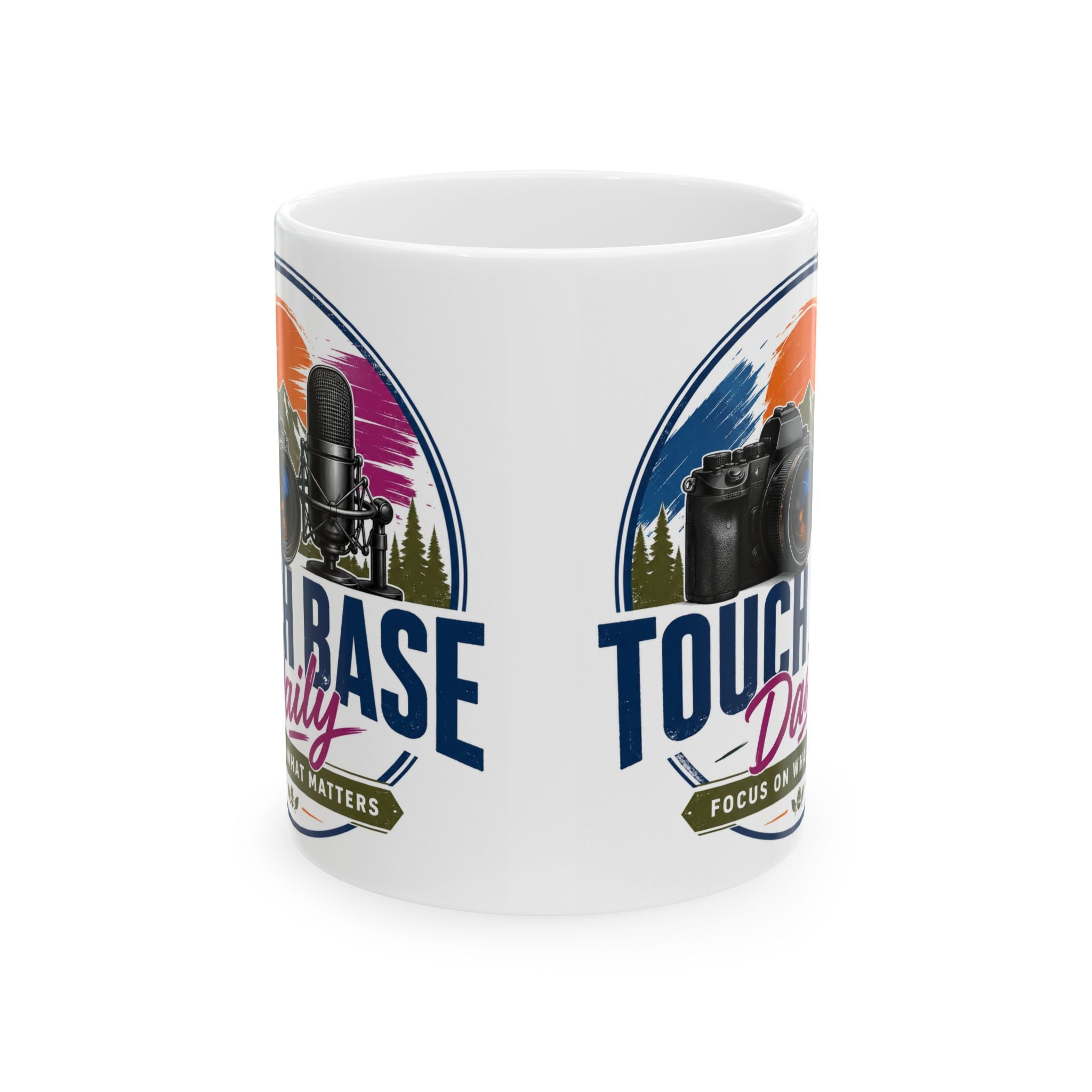 Tough as a Base: Photographer & Podcaster Ceramic Mug (11oz/15oz)