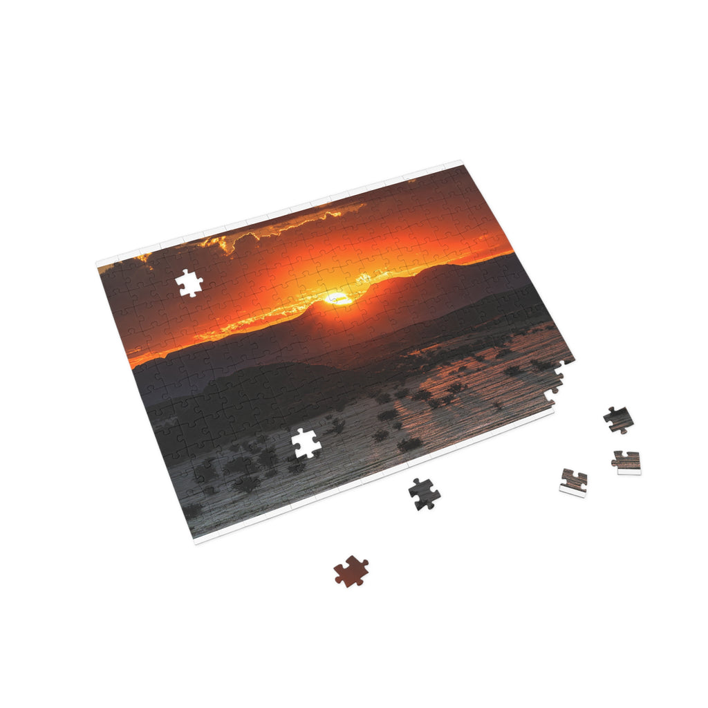 Sunset Mountain Namibian Landscape Jigsaw Puzzle