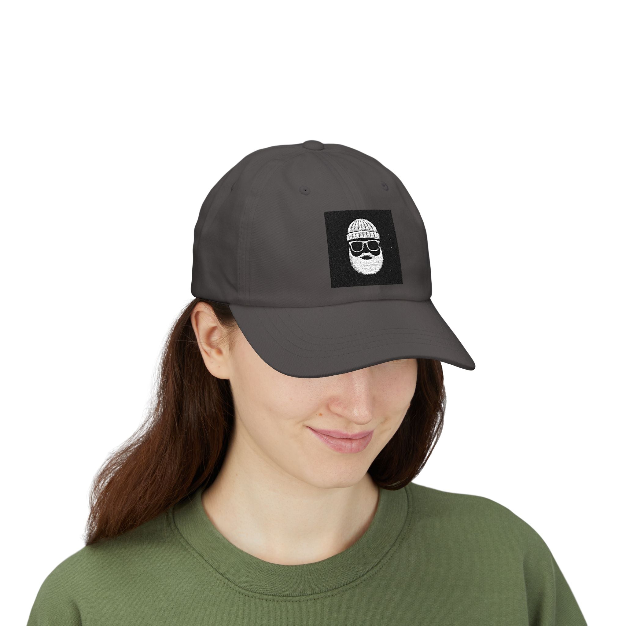 Dad Cap — Bearded Sunglasses Logo Baseball Hat