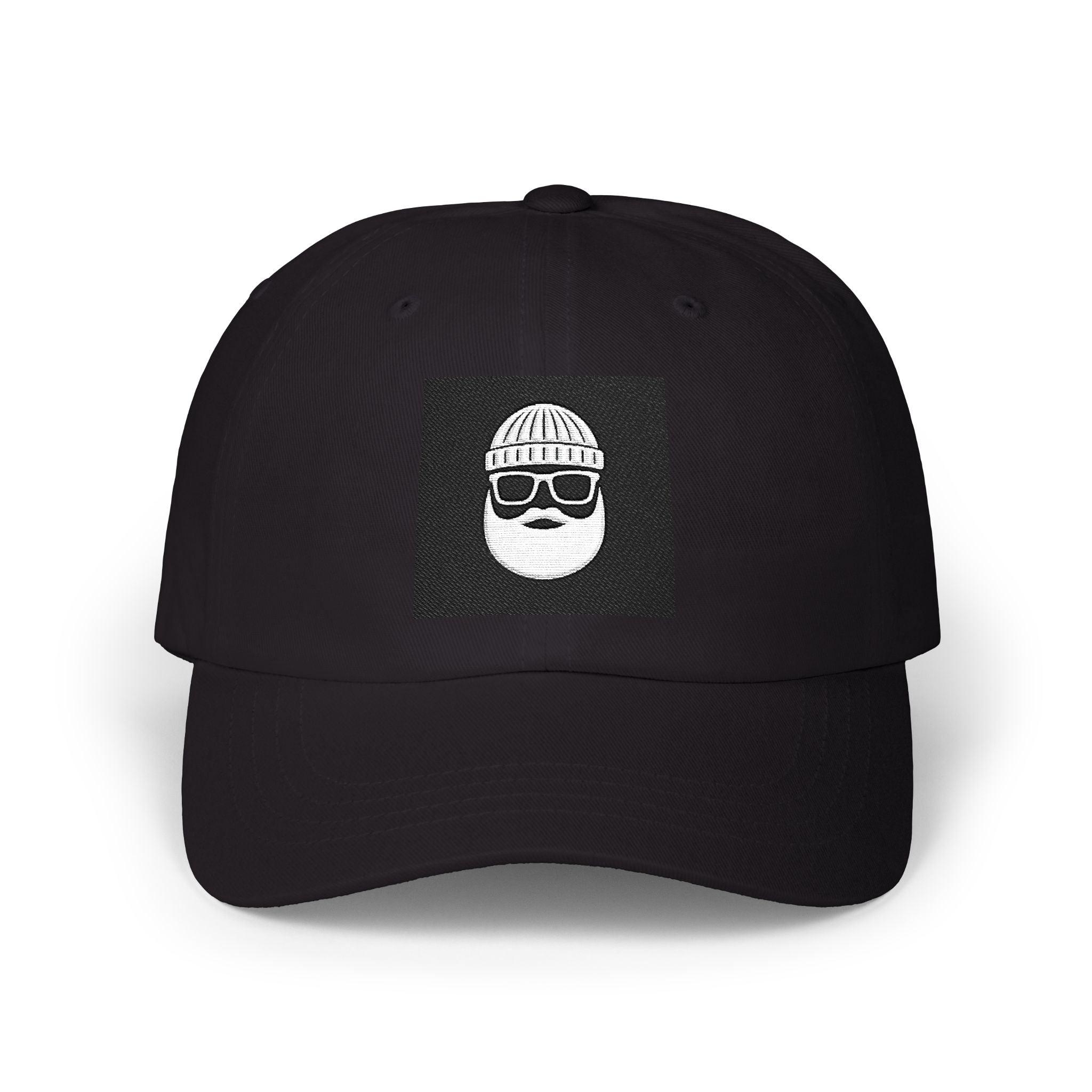Dad Cap — Bearded Sunglasses Logo Baseball Hat
