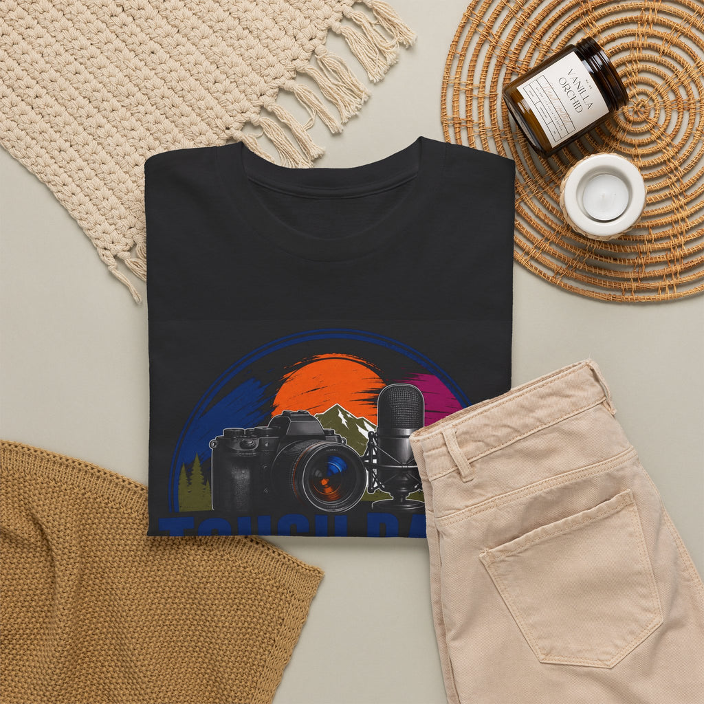 Touch Base Daily Camera T-Shirt — Focus on What Matters Photography Tee
