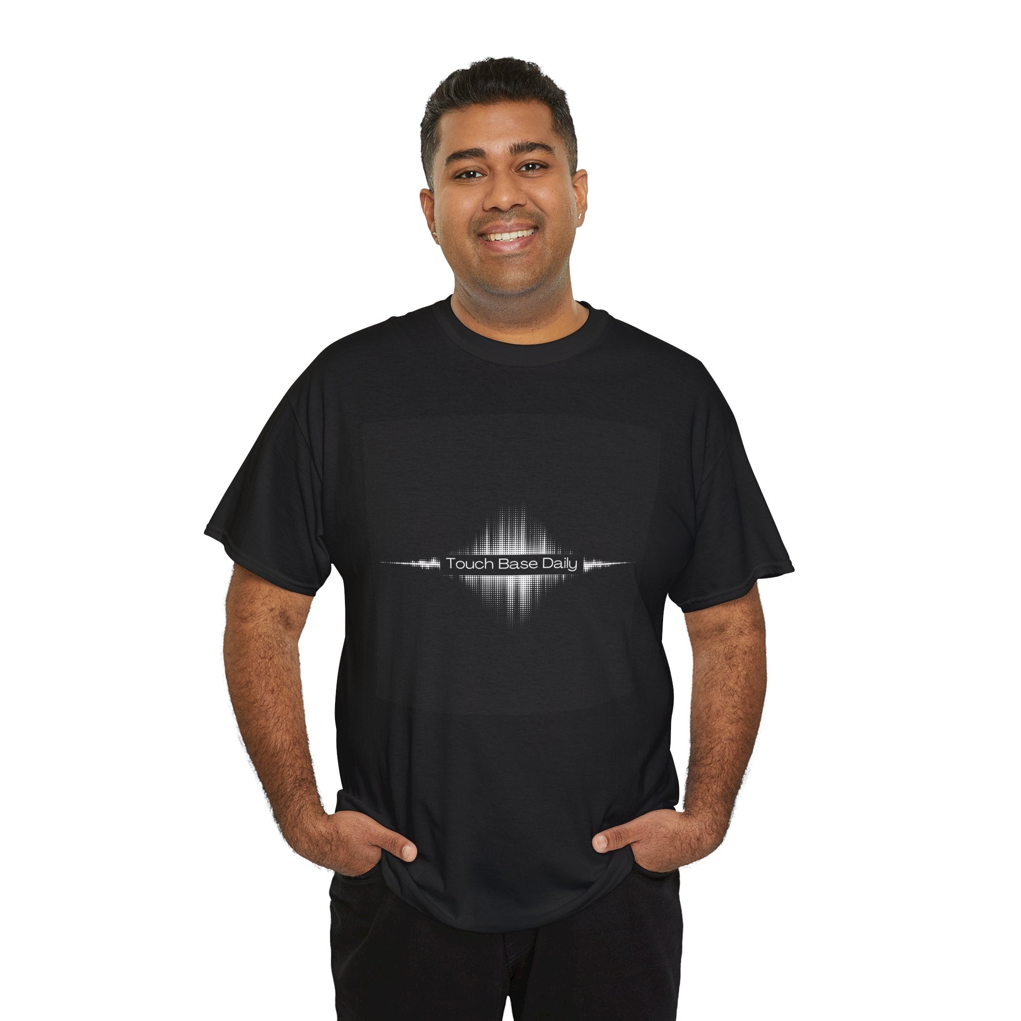 T-Shirt — 'Touch Base Daily' Soundwave Graphic Tee