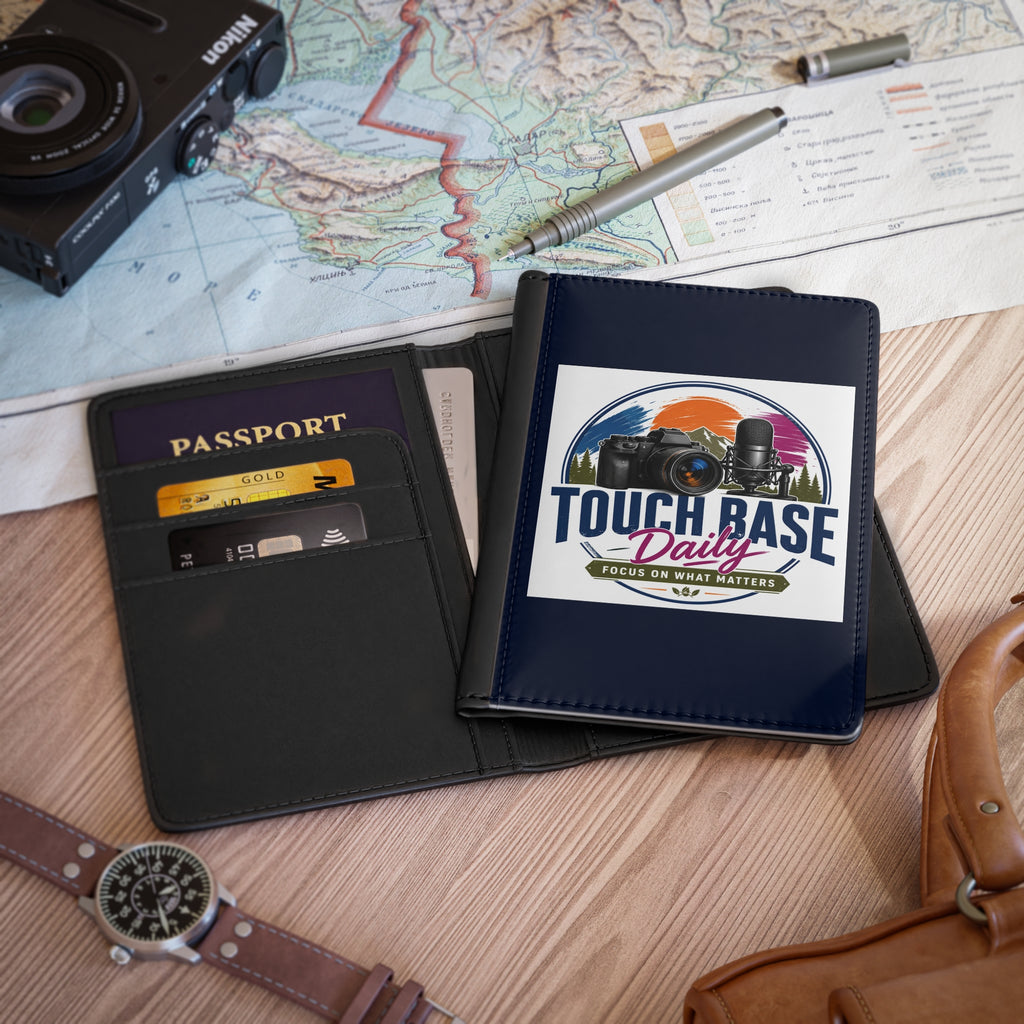 Passport Cover — Touch Base Daily Camera & Microphone Design (Focus on What Matters)