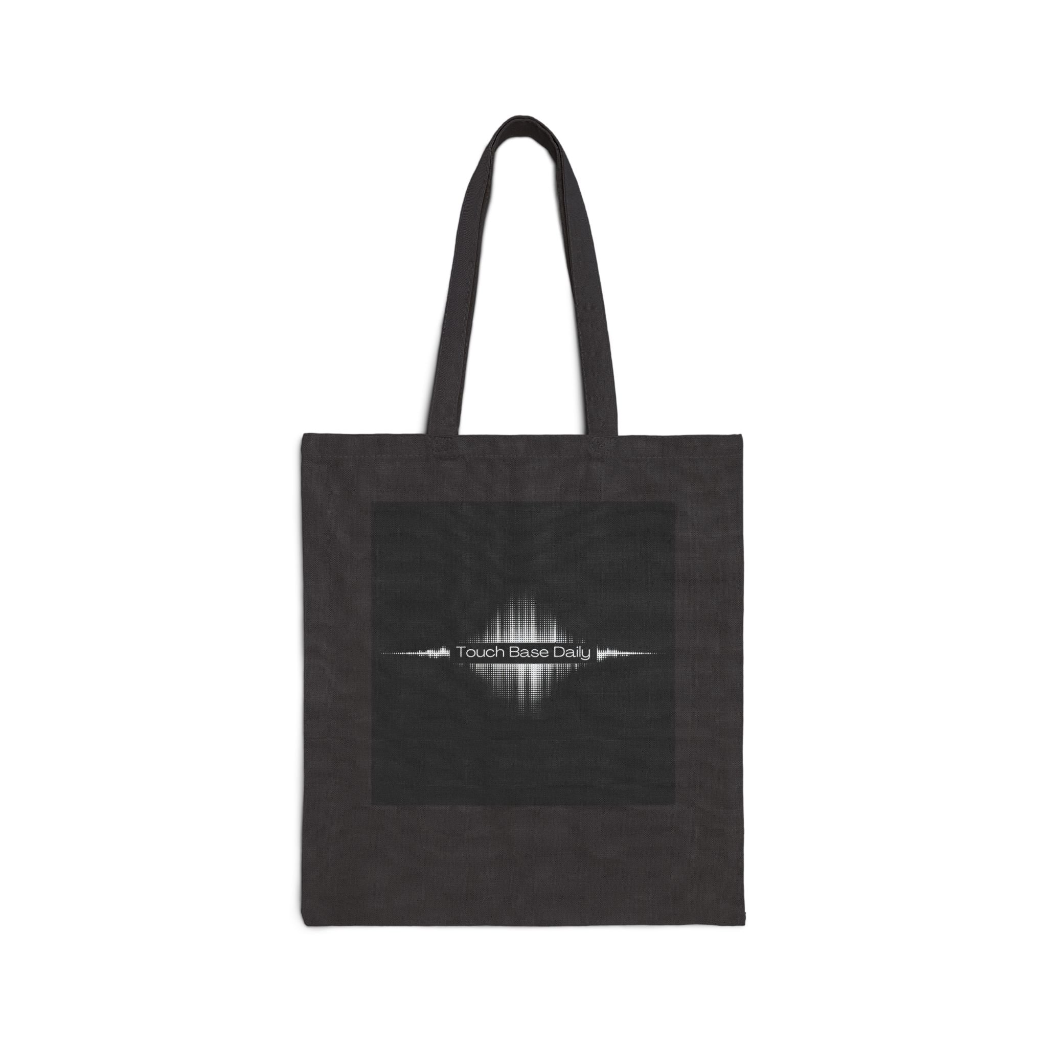 Bearded Hipster Tote Bag – Graphic Cotton Canvas Tote with Beanie & Glasses Design