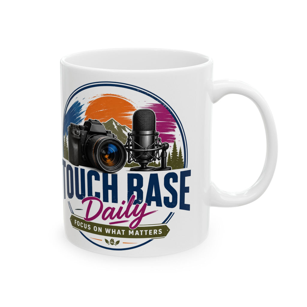 Tough as a Base: Photographer & Podcaster Ceramic Mug (11oz/15oz)