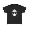Hipster Beard Icon T‑Shirt — 'Touch Base Daily' Soundwave Graphic