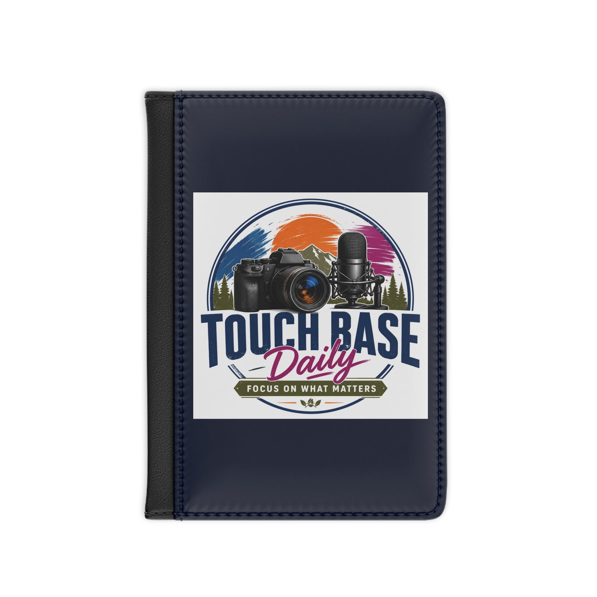 Passport Cover — Touch Base Daily Camera & Microphone Design (Focus on What Matters)