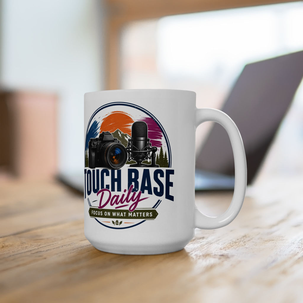 Tough as a Base: Photographer & Podcaster Ceramic Mug (11oz/15oz)