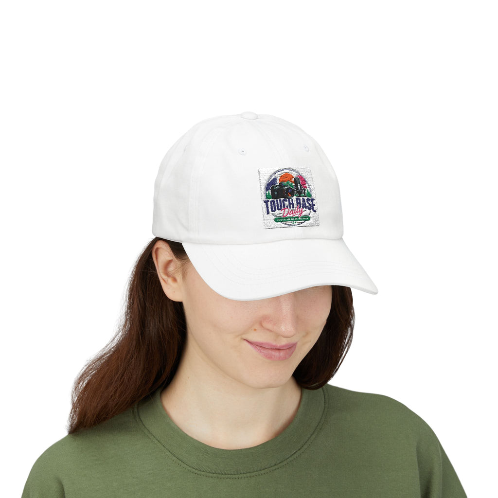 Touch Base Dairy Classic Dad Cap — Vintage Farm Sunset Baseball Hat