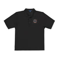 Embroidered Floral Skull Polo